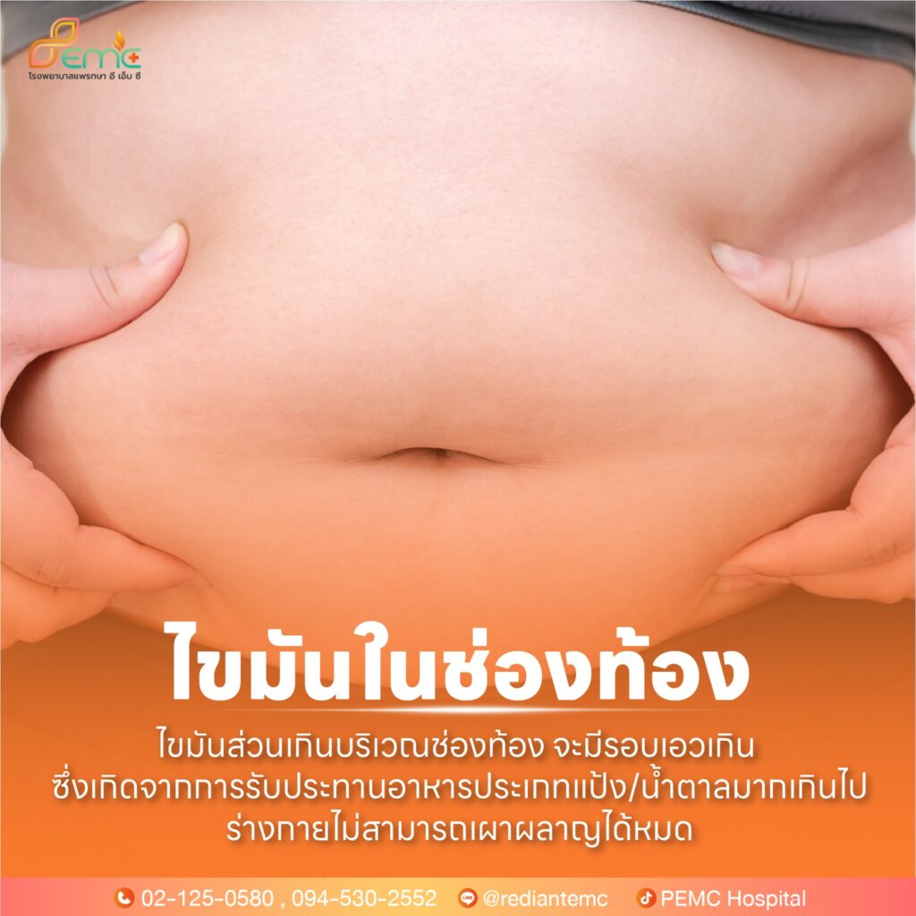 ไขมันหน้าท้อง