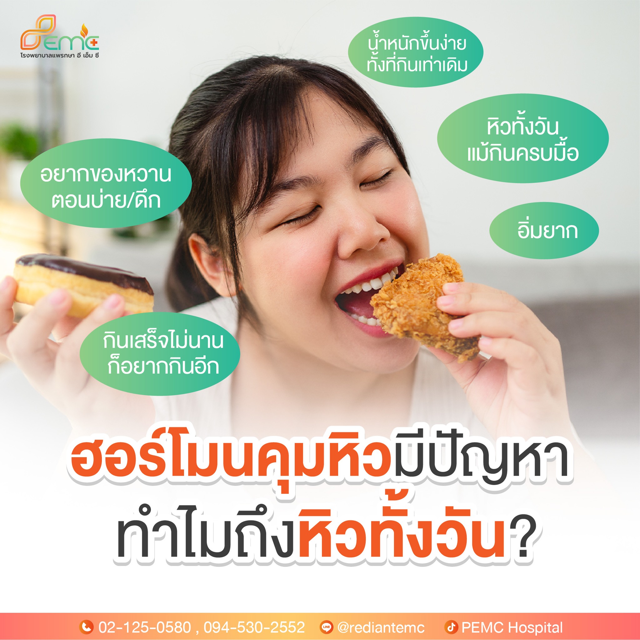 ฮอร์โมนคุมหิว