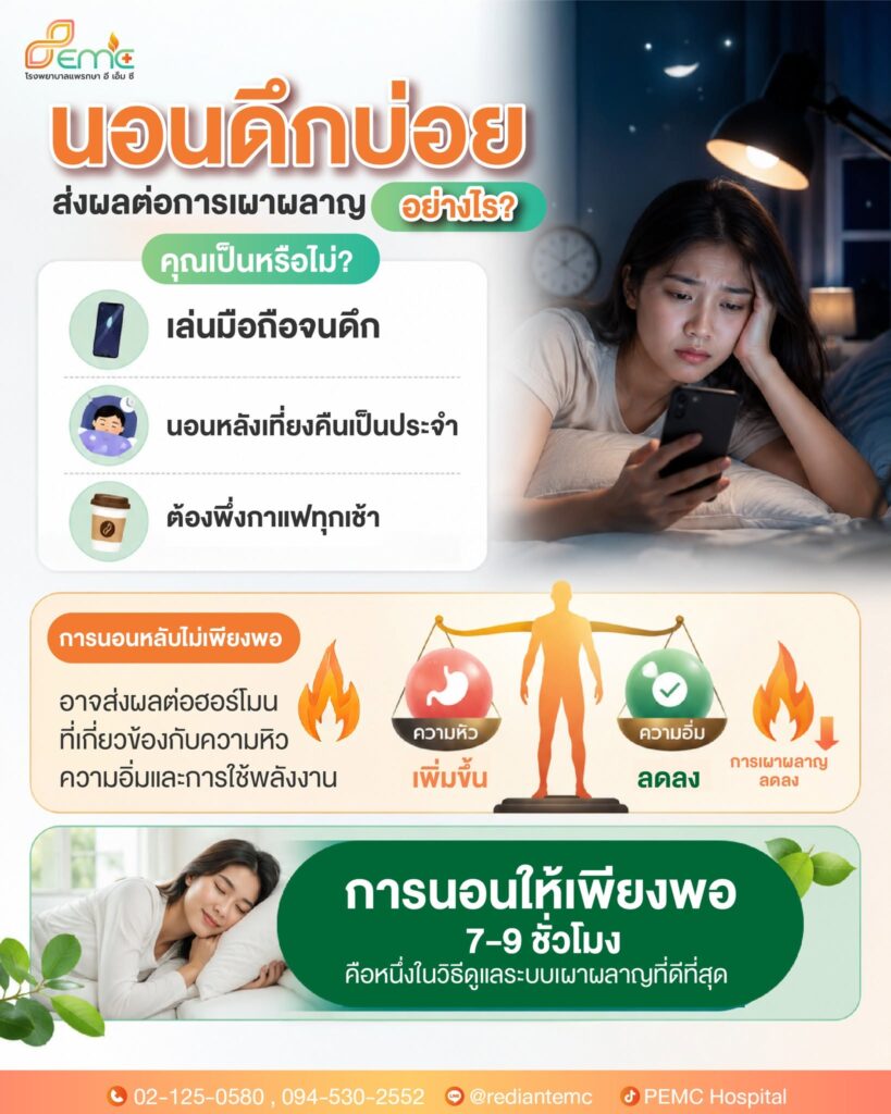 นอนดึกบ่อย